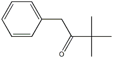 1-Phenyl-3,3-dimethylbutane-2-one 구조식 이미지