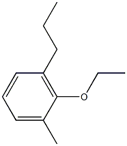 1-Ethoxy-2-methyl-6-propylbenzene Structure
