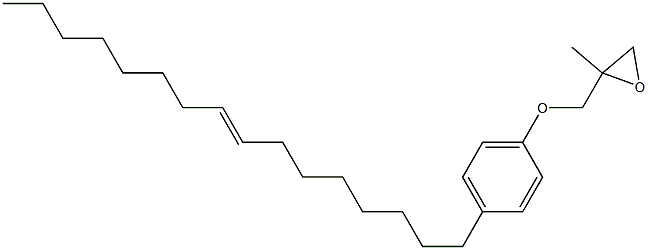 4-(8-Hexadecenyl)phenyl 2-methylglycidyl ether Structure