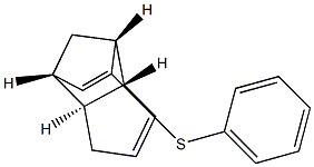 (1R,2R,6S,7S)-9-(Phenylthio)tricyclo[5.2.1.02,6]deca-3,8-diene Structure