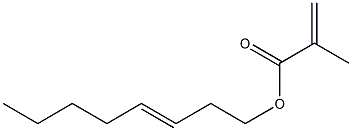 Methacrylic acid (3-octenyl) ester 구조식 이미지