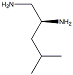 [S,(+)]-4-Methyl-1,2-pentanediamine 구조식 이미지