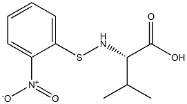 N-(o-Nitrophenylsulfenyl)-L-valine 구조식 이미지