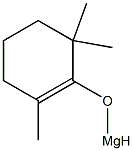 (2,6,6-Trimethyl-1-cyclohexen-1-yloxy)magnesium Structure