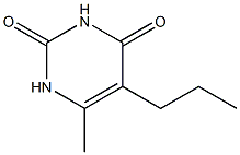 6-Methyl-5-propyluracil Structure