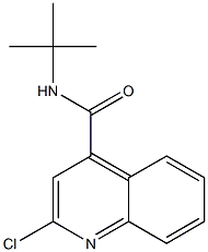 2-Chloro-N-tert-butylquinoline-4-carboxamide 구조식 이미지