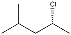 [R,(-)]-2-Chloro-4-methylpentane Structure