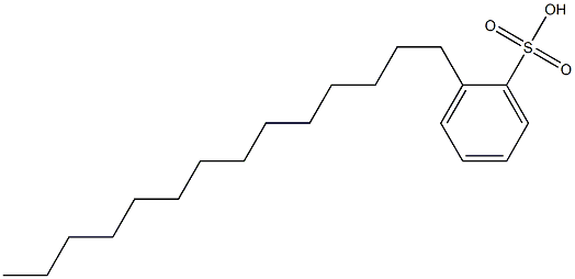 2-Tetradecylbenzenesulfonic acid 구조식 이미지