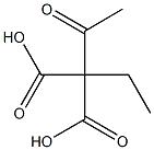 2-Acetyl-2-ethylpropanedioic acid 구조식 이미지