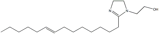 2-(8-Tetradecenyl)-2-imidazoline-1-ethanol 구조식 이미지