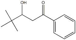 1-Phenyl-3-hydroxy-4,4-dimethyl-1-pentanone 구조식 이미지