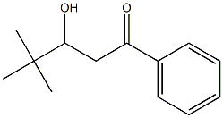 1-Phenyl-3-hydroxy-4,4-dimethyl-1-pentanone Structure