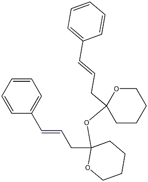 trans-Cinnamyl(tetrahydro-2H-pyran-2-yl) ether 구조식 이미지