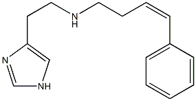 4-[2-[(Z)-4-Phenyl-3-butenylamino]ethyl]-1H-imidazole Structure