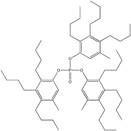 Phosphoric acid tris(3-methyl-4,5,6-tributylphenyl) ester Structure