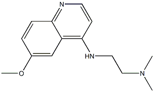N'-(6-Methoxy-4-quinolinyl)-N,N-dimethyl-1,2-ethanediamine Structure