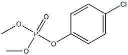 Phosphoric acid dimethyl 4-chlorophenyl ester 구조식 이미지