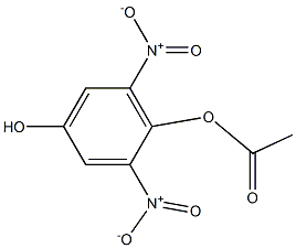 2,6-Dinitrohydroquinone acetate 구조식 이미지