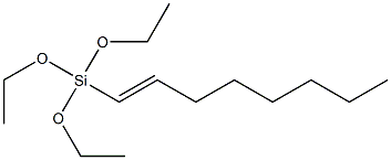 (1-Octenyl)triethoxysilane Structure