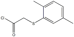 (2,5-Xylylthio)acetyl chloride Structure
