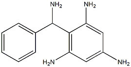 (2,4,6-Triaminophenyl)phenylmethanamine Structure