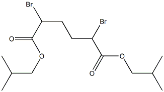 2,5-Dibromoadipic acid diisobutyl ester Structure