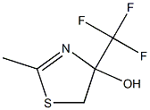 4-(Trifluoromethyl)-2-methyl-2-thiazolin-4-ol Structure