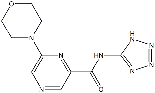 N-(1H-Tetrazol-5-yl)-6-morpholinopyrazine-2-carboxamide Structure