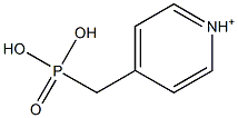 4-(Phosphonomethyl)pyridinium Structure