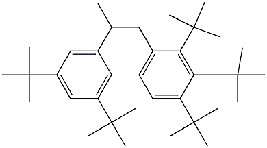 1-(2,3,4-Tri-tert-butylphenyl)-2-(3,5-di-tert-butylphenyl)propane Structure