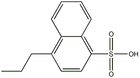 4-Propyl-1-naphthalenesulfonic acid Structure