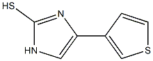 2-Mercapto-4-(3-thienyl)-1H-imidazole Structure