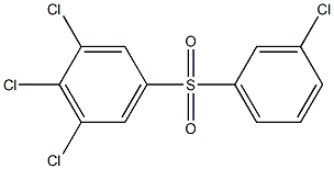 3,4,5-Trichlorophenyl 3-chlorophenyl sulfone Structure