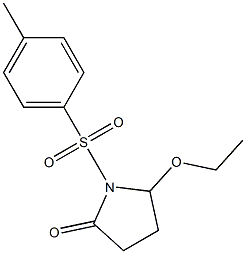 5-Ethoxy-1-[[4-methylphenyl]sulfonyl]pyrrolidin-2-one 구조식 이미지