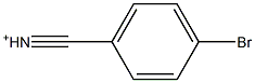 1-Bromo-4-cyanobenzenium Structure