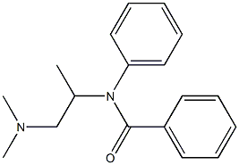 N-[2-(Dimethylamino)-1-methylethyl]benzanilide Structure