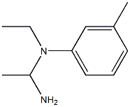 N-Ethyl-N-(1-aminoethyl)-3-methylaniline 구조식 이미지