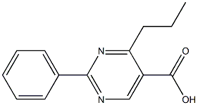2-Phenyl-4-propylpyrimidine-5-carboxylic acid 구조식 이미지
