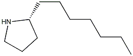 (R)-2-Heptylpyrrolidine 구조식 이미지