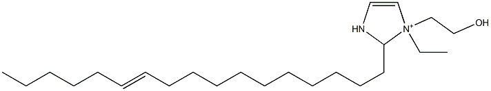 1-Ethyl-2-(11-heptadecenyl)-1-(2-hydroxyethyl)-4-imidazoline-1-ium 구조식 이미지