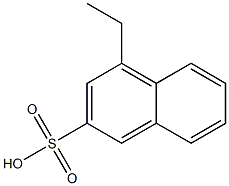 4-Ethyl-2-naphthalenesulfonic acid 구조식 이미지