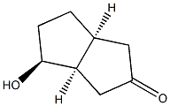 (1S,5R,6S)-6-Hydroxybicyclo[3.3.0]octan-3-one 구조식 이미지