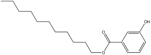 3-Hydroxybenzoic acid undecyl ester Structure