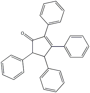 2,3,4,5-Tetraphenyl-2-cyclopenten-1-one Structure