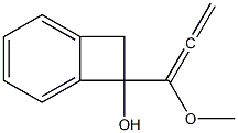 1,2-Dihydro-1-(1-methoxy-1,2-propadienyl)benzocyclobuten-1-ol Structure