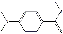 4-Dimethylaminodithiobenzoic acid methyl ester Structure