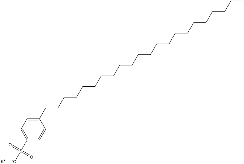 4-Docosylbenzenesulfonic acid potassium salt 구조식 이미지