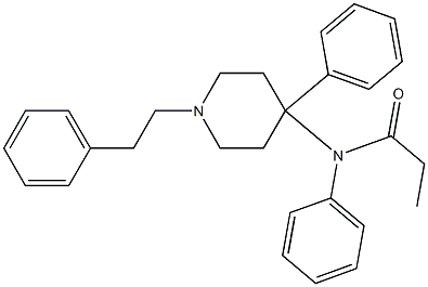 N-(1-Phenethyl-4-phenyl-4-piperidinyl)-N-phenylpropanamide Structure