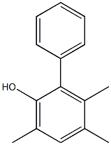 3,4,6-Trimethyl-2-phenylphenol Structure