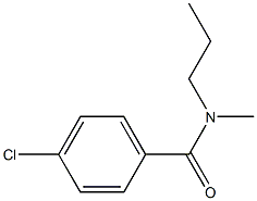 N-Methyl-N-propyl-4-chlorobenzamide 구조식 이미지